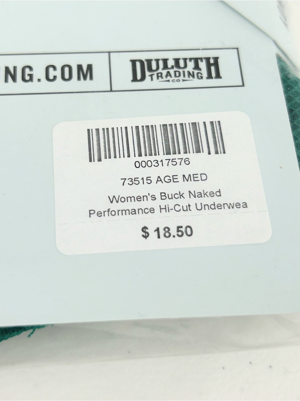 Duluth Buck Naked Performance Hi-Cut Underwear Trio Size M NEW - Picture 3 of 7